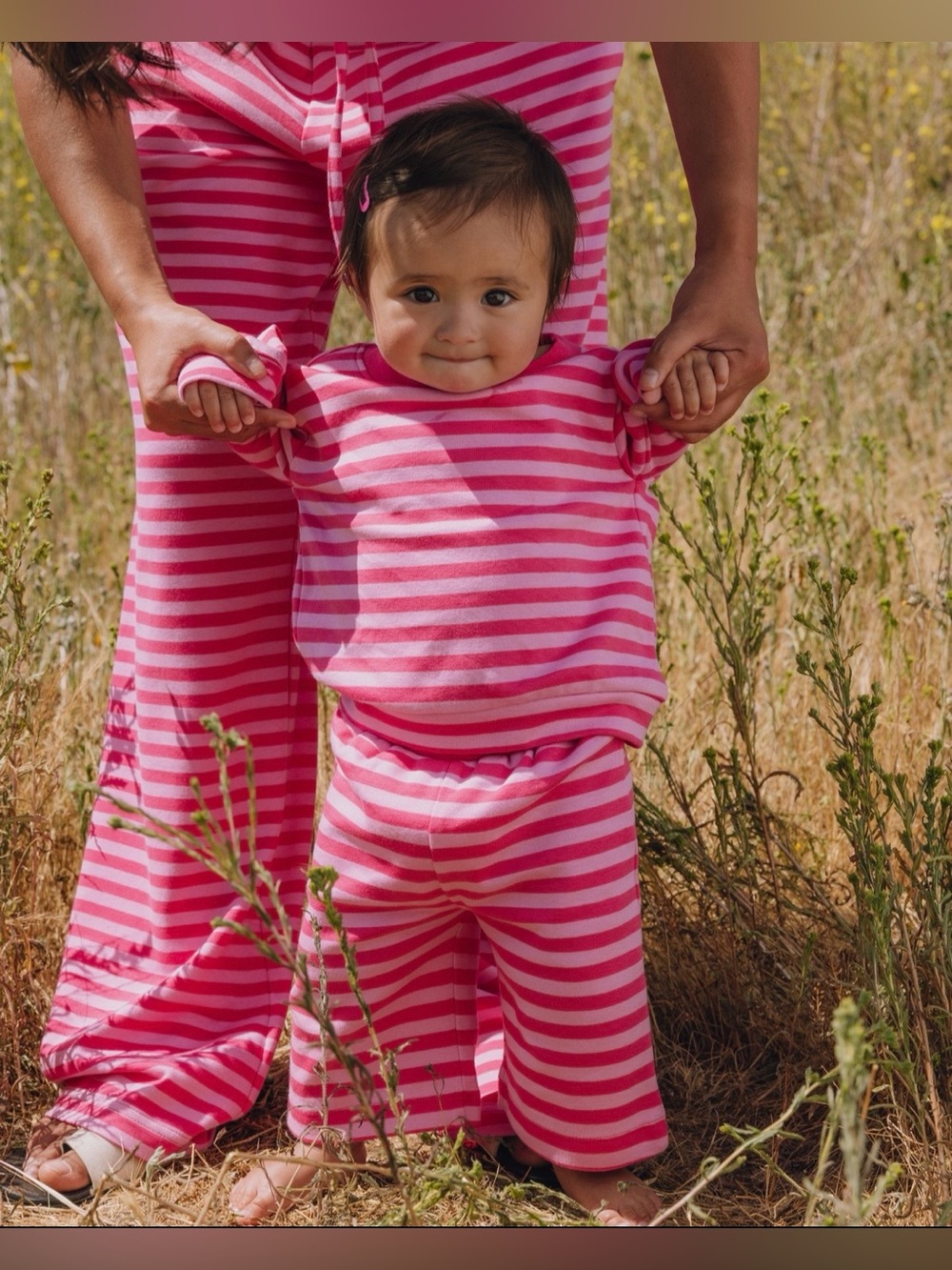 Daily Drills 0-6 months Baby Drills Stripe Set Hot Shot + Taffy Stripe. ⚡️💕